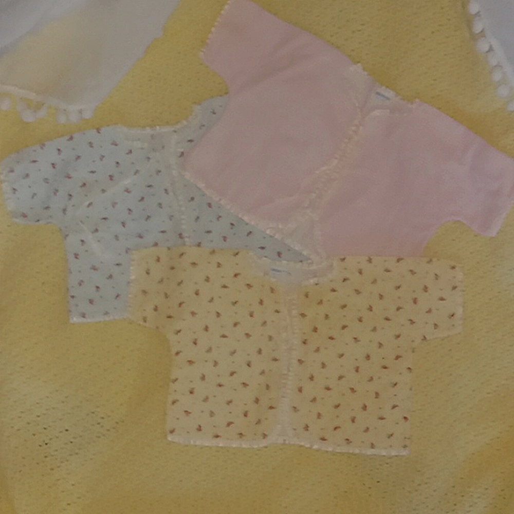 Vintage handmade cotton flannel pajama tops